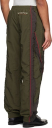 Martine Rose Khaki Layered Track Pants