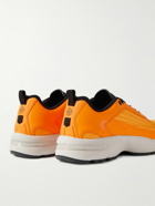 Stone Island - Grime Rubber-Trimmed Canvas Sneakers - Orange