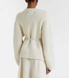 Extreme Cashmere N°384 Ginza cashmere wrap cardigan