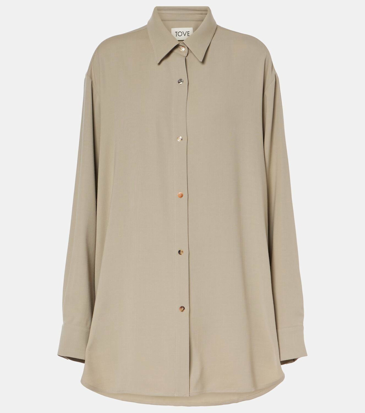 Tove Rumer wool-blend shirt