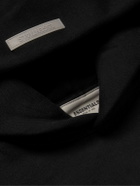 Fear of God Essentials Kids - Logo-Print Cotton-Blend Jersey Hoodie - Black