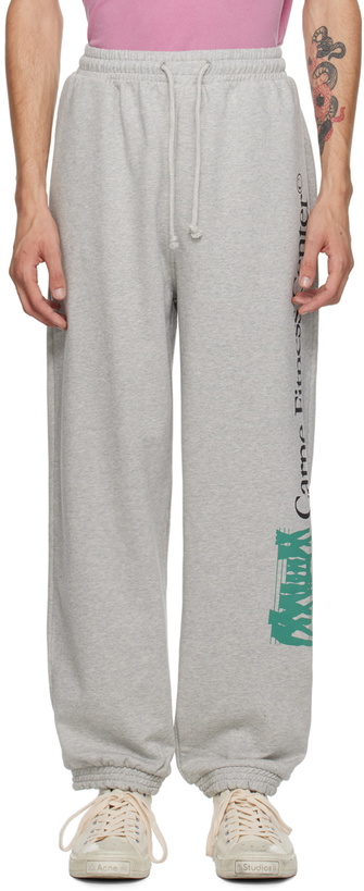 Photo: Carne Bollente Gray 'Carne Fitness Center' Sweatpants