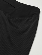 ON - Straight-Leg Stretch-Shell and Mesh Shorts - Black