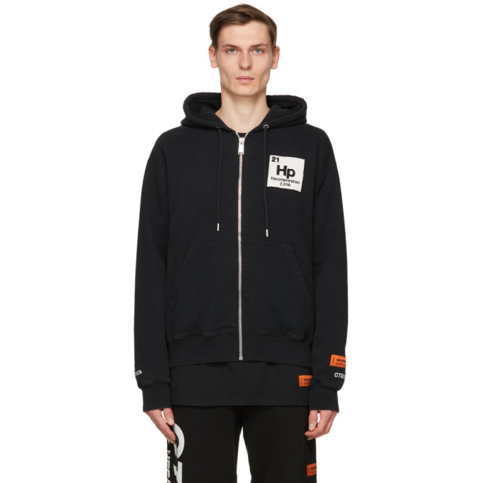 Heron preston zip hoodie new arrivals