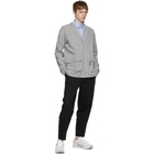 Comme des Garcons Homme Grey Double-Faced Cardigan