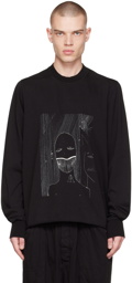 Rick Owens Drkshdw Black Printed Sweatshirt