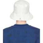 We11done White Seven-Panel Bucket Hat