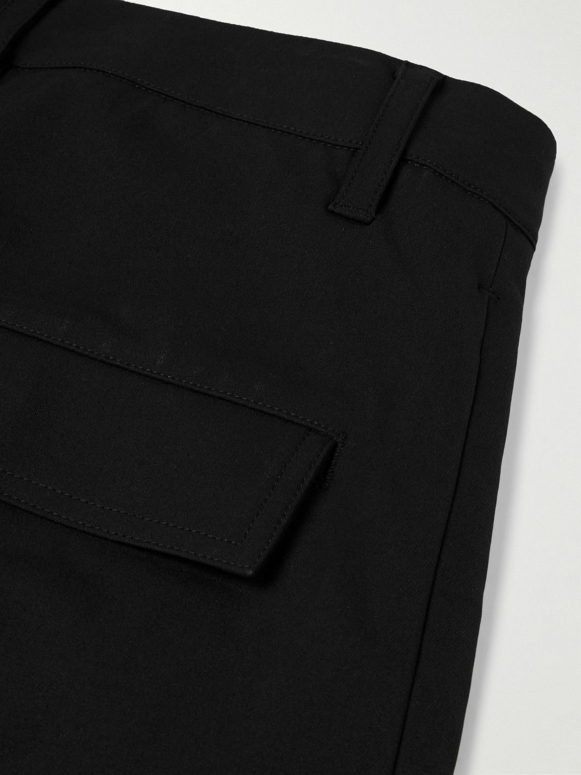ACRONYM - Straight-Leg Webbing-Trimmed Schoeller® Dryskin™ Cargo Trousers - Black