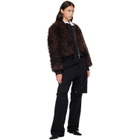 sacai Black Cotton Jersey Lounge Pants