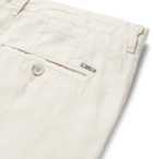 Hugo Boss - Crigan Slim-Fit Linen Trousers - Ivory
