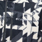 Columbia Men's Fast Trek™ Printed Half Zip Fleece in Black Quilted Print