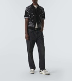 Amiri Bandana cotton bowling shirt