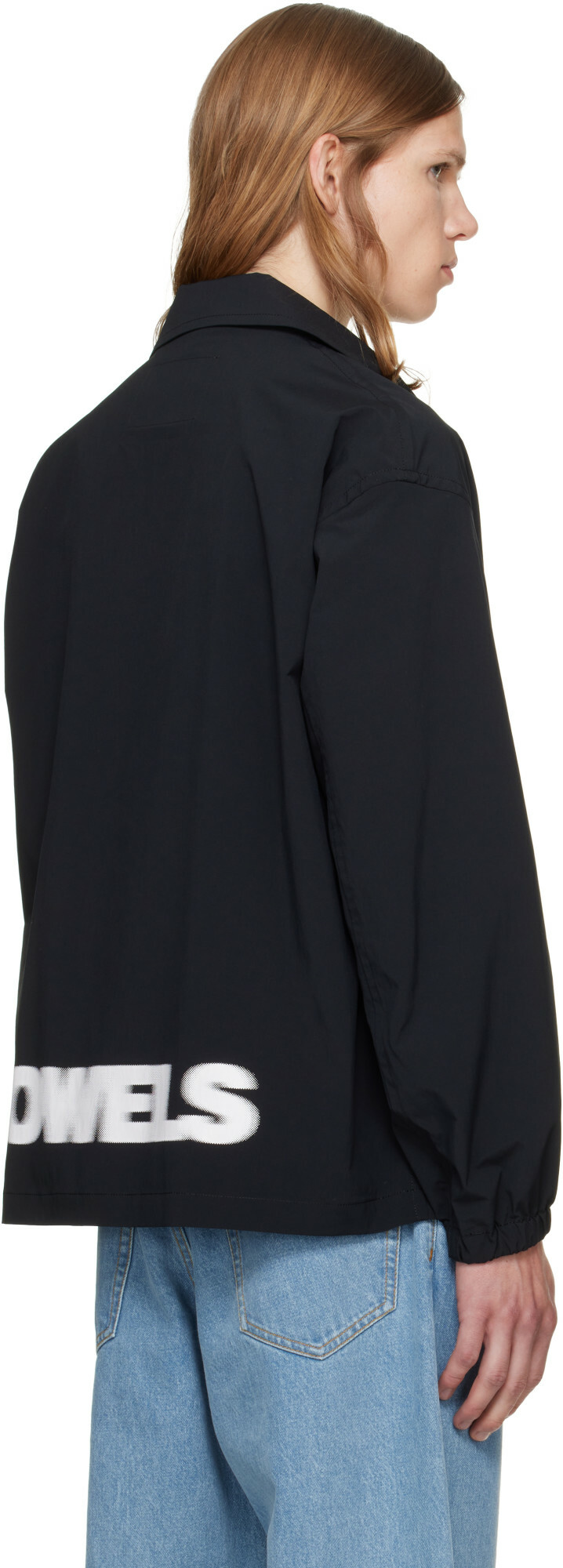 vowels Black Coach Jacket