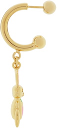 Safsafu SSENSE Exclusive Gold Mr Rabbit Single Earring