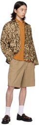 BEAMS PLUS Beige 2 Pleats Shorts
