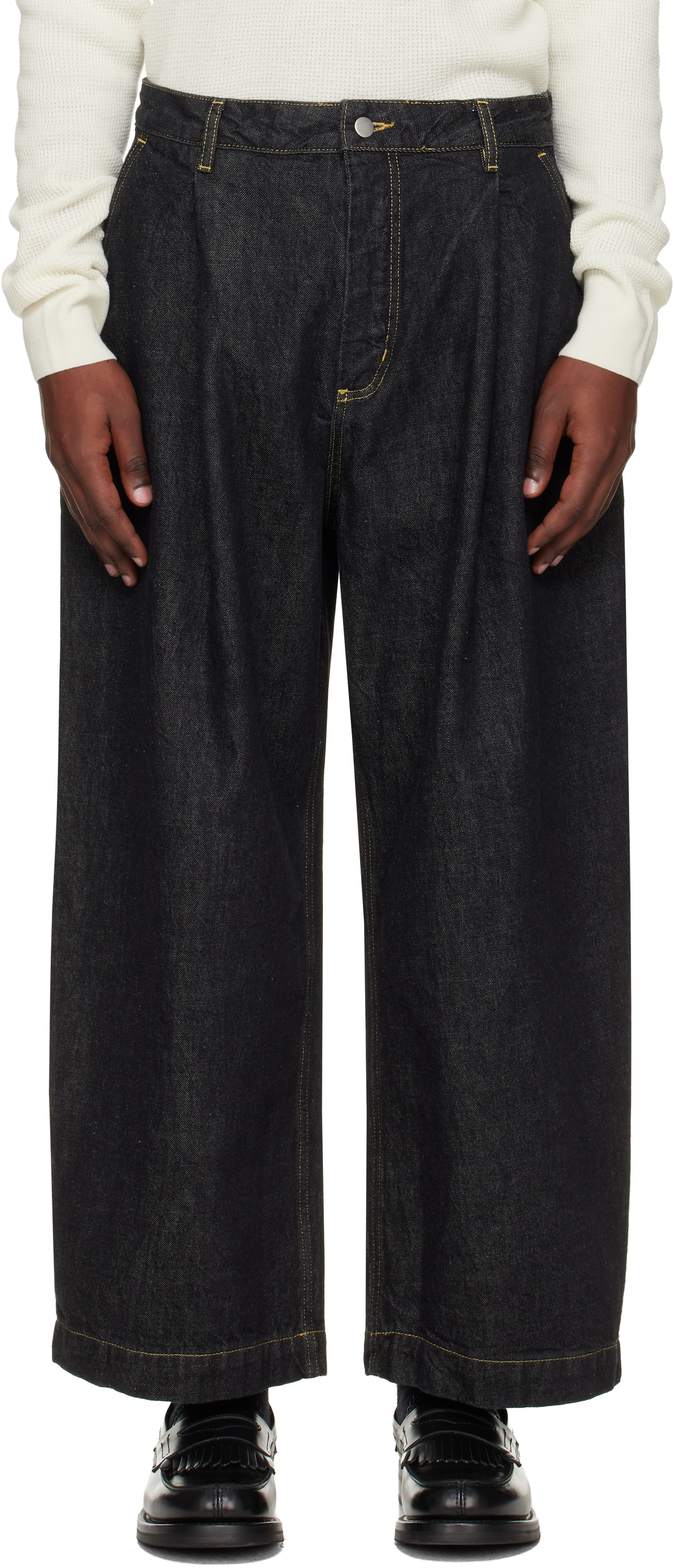 Studio Nicholson Black Land Jeans Studio Nicholson