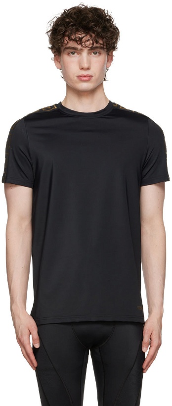 Photo: Versace Underwear Black Greca Tech T-Shirt