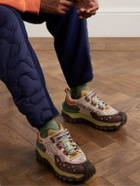 Moncler Genius - Salehe Bembury Trailgrip Grain Rubber-Trimmed GORE-TEX® Ballistic Nylon Sneakers - Brown