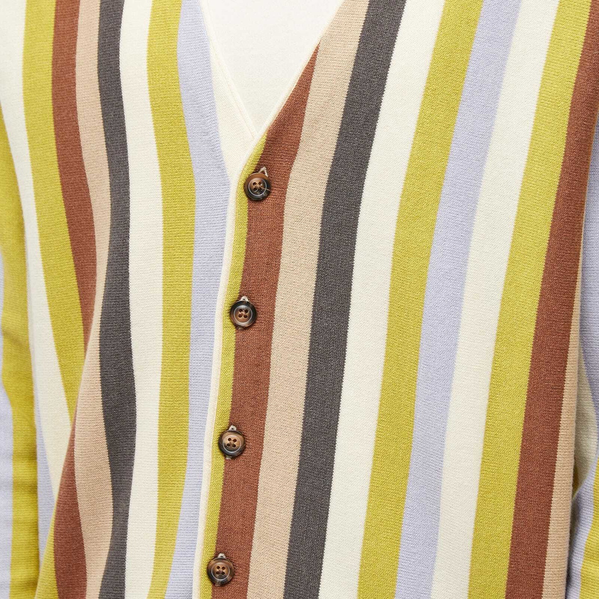 Checks Downtown Men's Stripe Cardigan in Multi