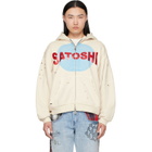 Satoshi Nakamoto Off-White Motoslug Zip Hoodie