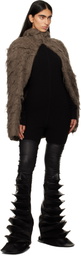 Rick Owens Black Porterville Knit Headon Jumpsuit