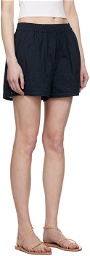 rag & bone Navy Emb Shorts