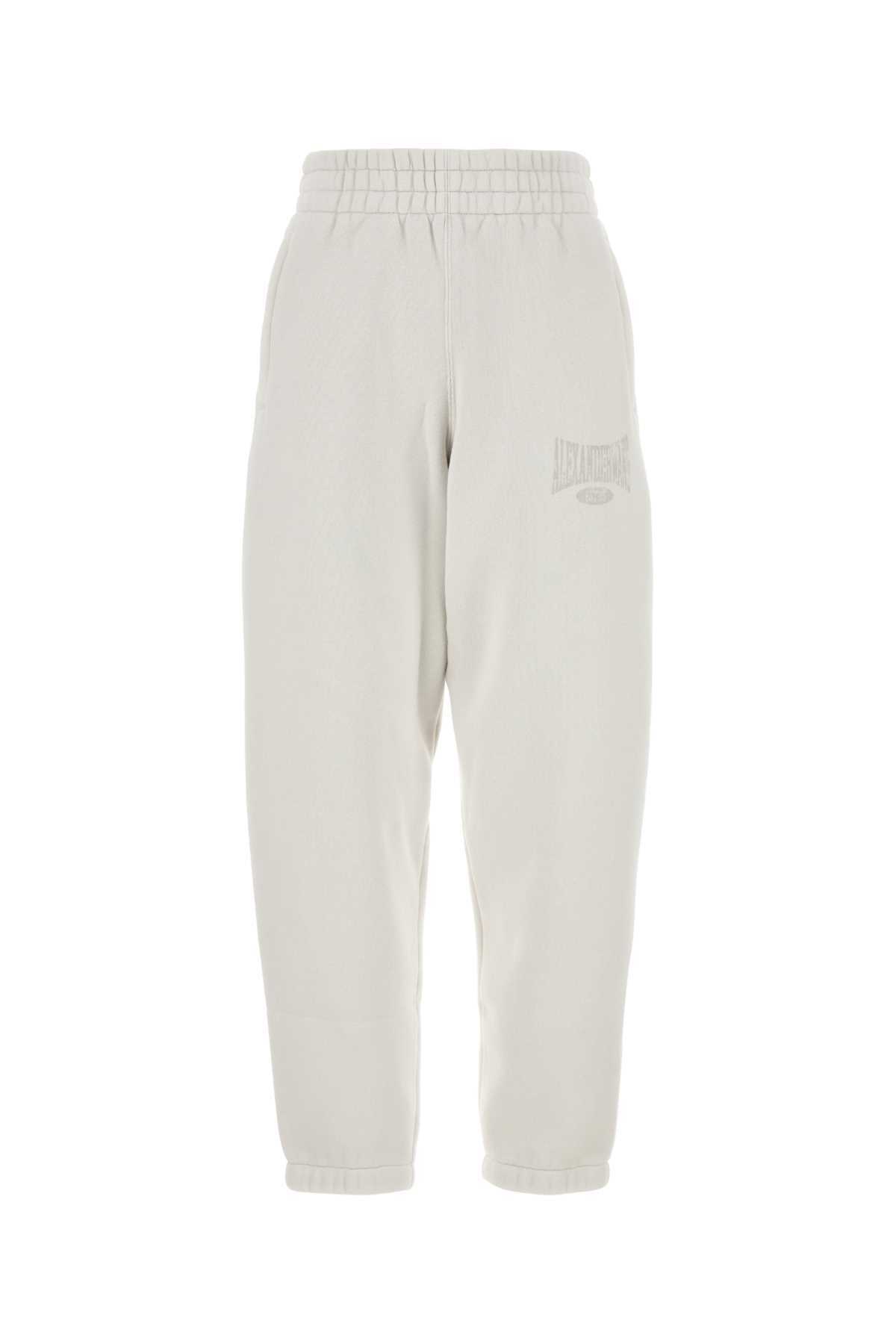 T by Alexander Wang White Cotton Blend Joggers