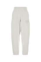 T by Alexander Wang White Cotton Blend Joggers