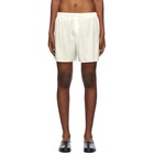 Ludovic de Saint Sernin Off-White Silk Boxer Shorts