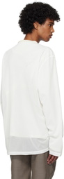 Kiko Kostadinov Off-White & White Inex Mesh T-shirt