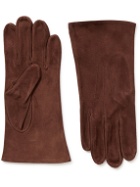 Anderson & Sheppard - Suede Gloves - Brown
