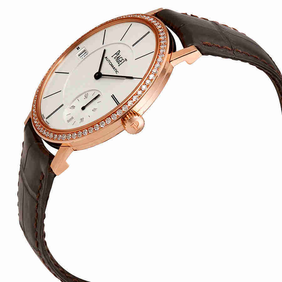 Piaget Altiplano Silver Dial 18K Rose Gold Diamond Mens Watch G0A38139