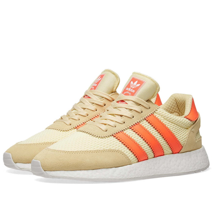 Photo: Adidas I-5923 Clear Yellow, Solar Red & Grey