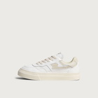 Stepney Workers Club Men's Pearl II S-Strike Leather Sneaker in White/Putty
