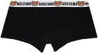 Moschino Two-Pack Black Boxers