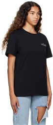 Rokh Black Collared T-Shirt