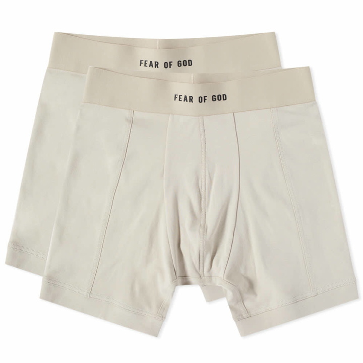 Photo: Fear of God Men's 2-Pack Boxer Brief in Cement