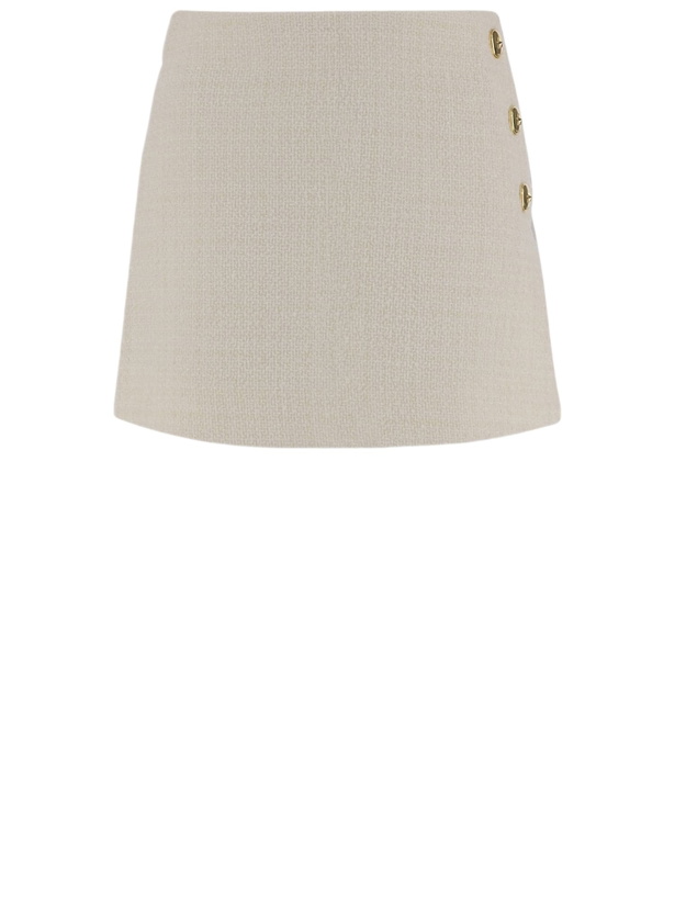 Photo: Pinko Cotton Blend Flan Skirt
