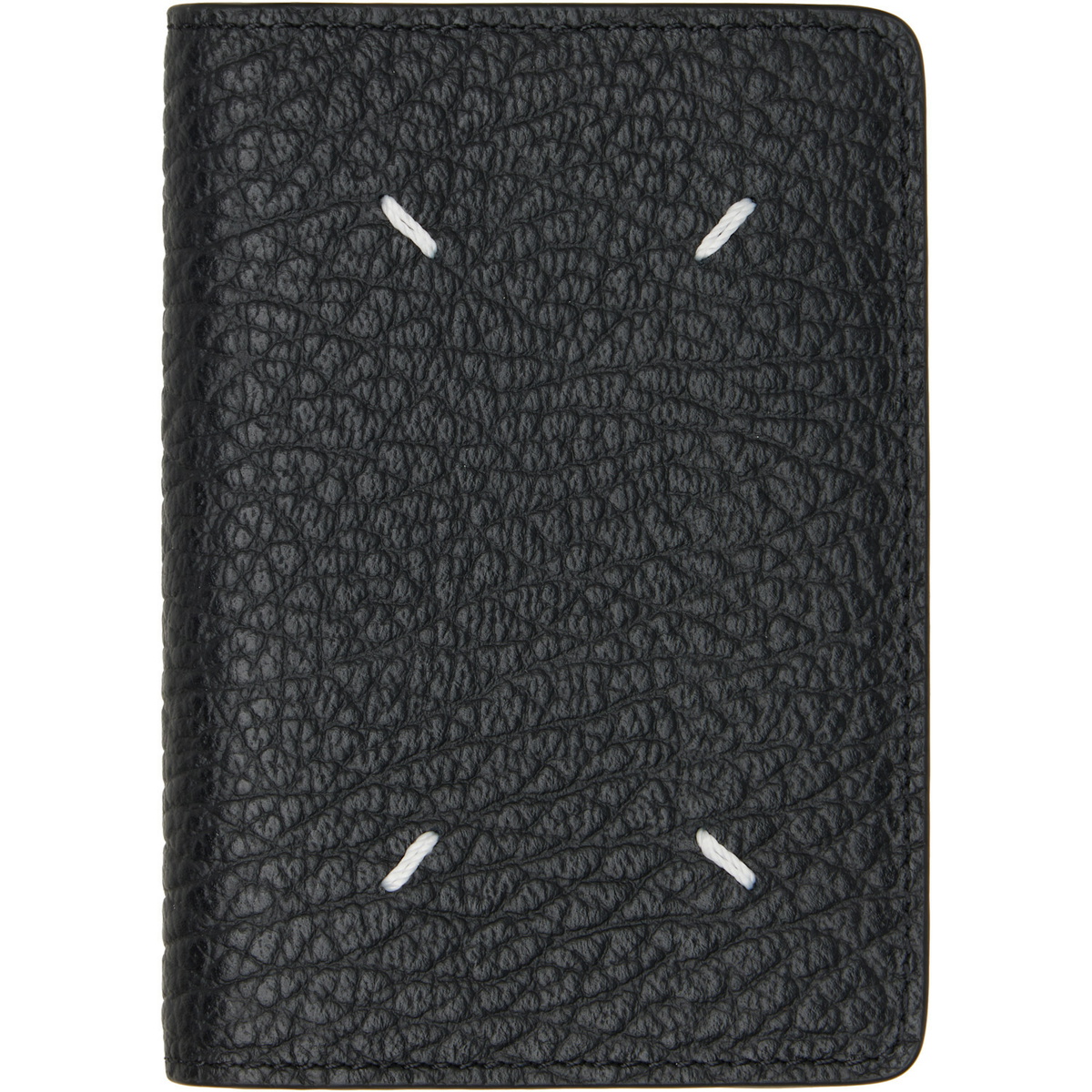Maison Margiela Black Four Stitches Card Holder
