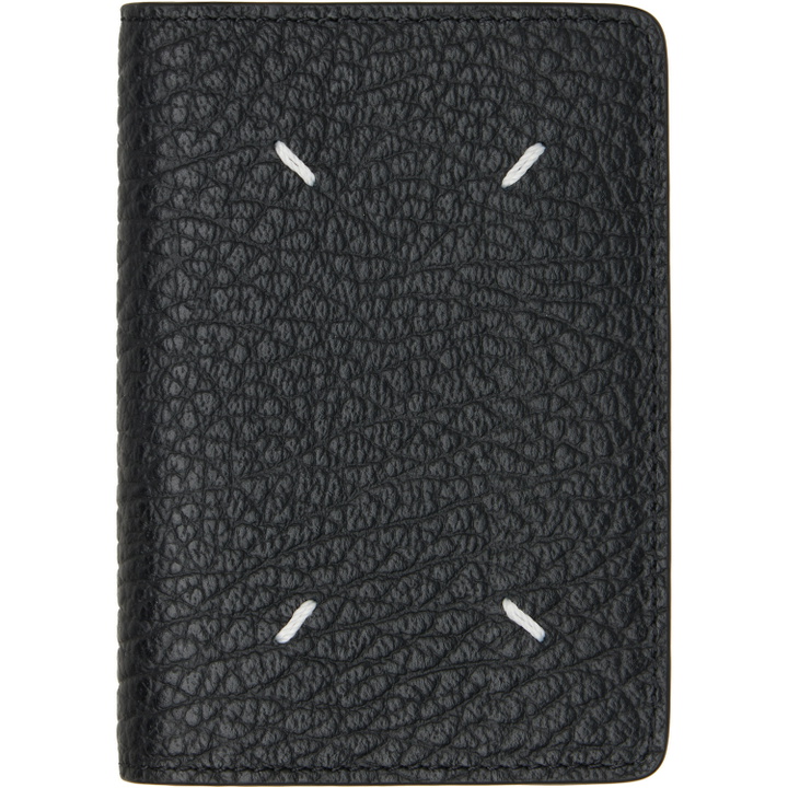 Photo: Maison Margiela Black Four Stitches Card Holder