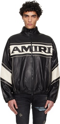 AMIRI Black 'AMIRI' Sport Leather Jacket