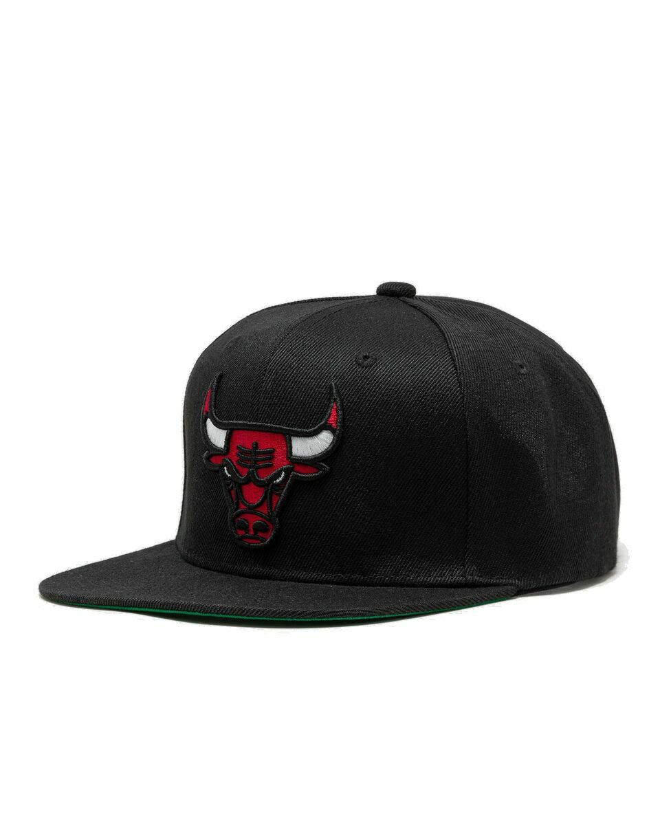 Photo: Mitchell & Ness Nba Side Jam Snapback Chicago Bulls Black - Mens - Caps