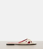 Valentino Garavani Wonderweb VLogo leather slides