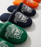 Versace Home Medusa cotton terry slippers
