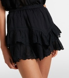 Marant Etoile Jocadia broderie anglaise cotton shorts