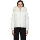 Mr and Mrs Italy White Fur Parka Jacket