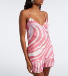 Pucci Marmo silk twill top