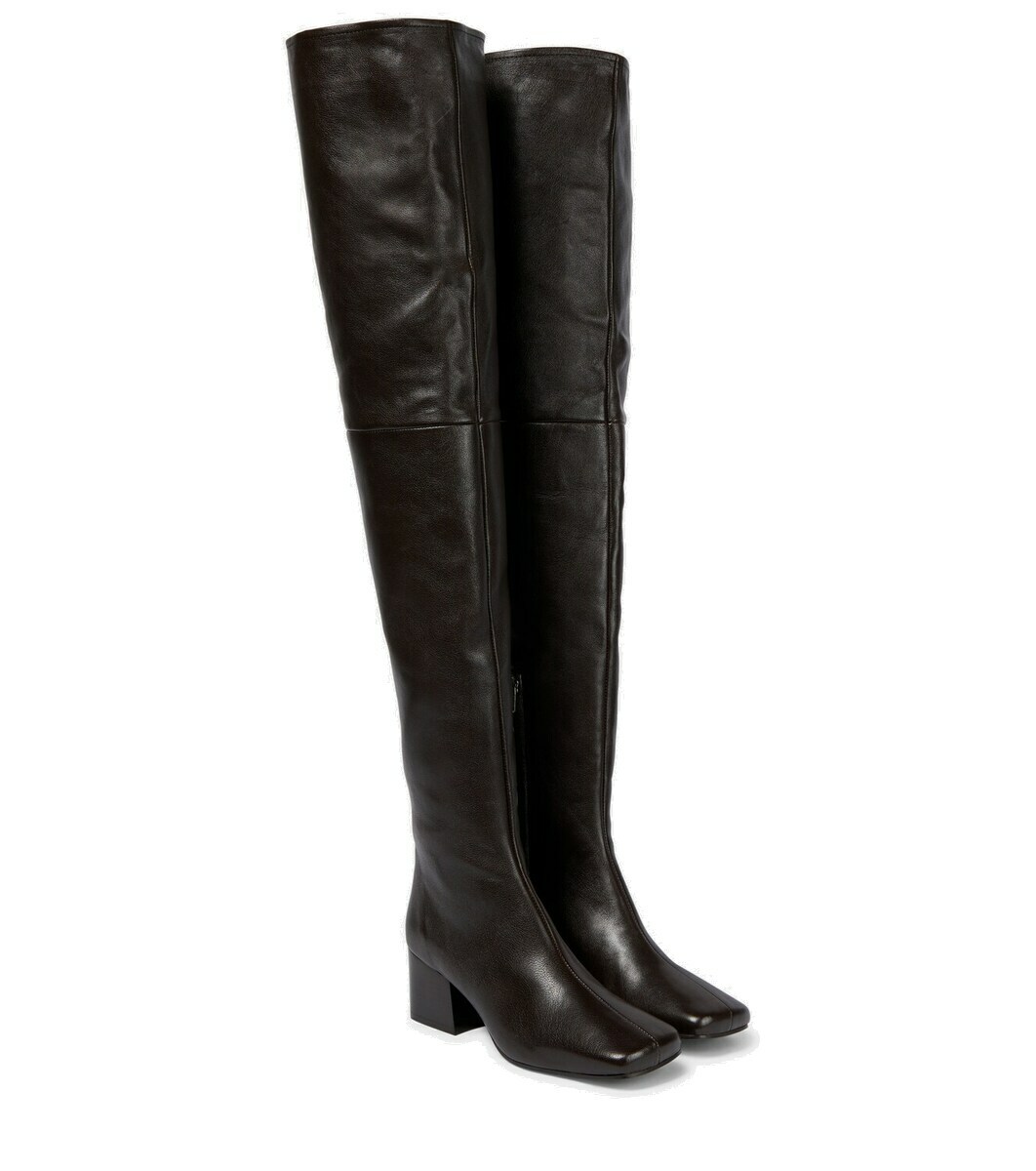 Lemaire Over-the-knee leather boots Lemaire