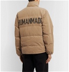 Human Made - Printed Quilted Corduroy Down Jacket - Neutrals