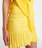 Christopher Esber Draped jersey minidress